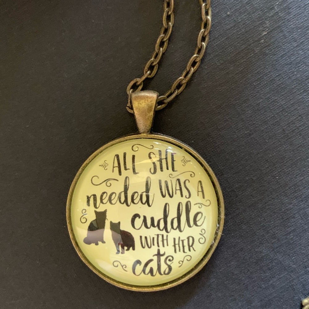 Adorable Cat Pendant on Chain Necklace